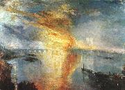 Joseph Mallord William Turner The Burning of the Houses of Parliament USA oil painting artist